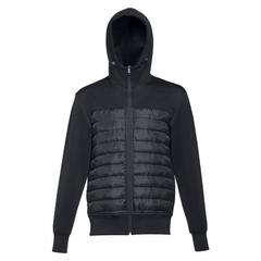 Vue Veste à capuche pour homme en taffetas 300T - Thc skopje de couleur noir| Krokrodeal