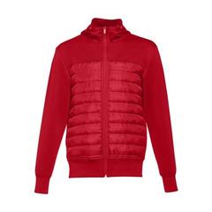 Vue Veste à capuche pour homme en taffetas 300T - Thc skopje de couleur rouge| Krokrodeal