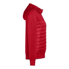 Vue Veste à capuche pour homme en taffetas 300T - Thc skopje de couleur rouge| Krokrodeal