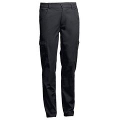 Vue Pantalon en coton et élasthanne - Thc tallinn de couleur noir| Krokrodeal