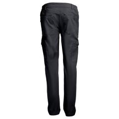 Vue Pantalon en coton et élasthanne - Thc tallinn de couleur noir| Krokrodeal