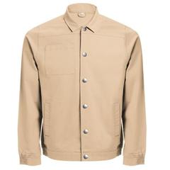 Vue Veste unisexe en coton et élasthanne - Thc bratislava de couleur marron| Krokrodeal