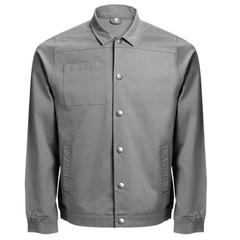 Vue Veste unisexe en coton et élasthanne - Thc bratislava de couleur gris| Krokrodeal