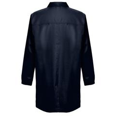 Vue Blouse de travail en coton et polyester - Thc minsk de couleur bleu| Krokrodeal