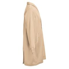 Vue Blouse de travail en coton et polyester - Thc minsk de couleur marron| Krokrodeal