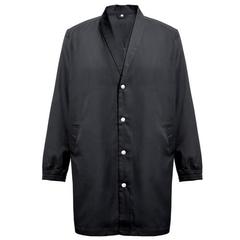 Vue Blouse de travail en coton et polyester - Thc minsk de couleur noir| Krokrodeal