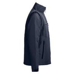 Vue Veste polyester matelassée (unisexe) - Thc astana de couleur bleu| Krokrodeal