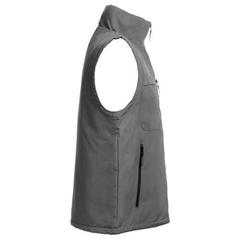 Vue Veste polyester matelassée (unisexe) - Thc astana de couleur gris| Krokrodeal