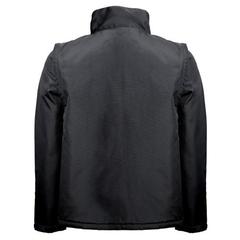 Vue Veste polyester matelassée (unisexe) - Thc astana de couleur noir| Krokrodeal