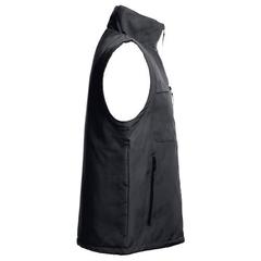 Vue Veste polyester matelassée (unisexe) - Thc astana de couleur noir| Krokrodeal