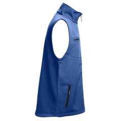 Vue Gilet softshell unisexe - Thc baku de couleur bleu| Krokrodeal