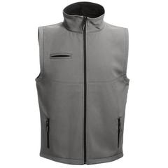Vue Gilet softshell unisexe - Thc baku de couleur gris| Krokrodeal