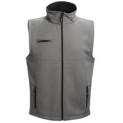Vue Gilet softshell unisexe - Thc baku de couleur gris| Krokrodeal