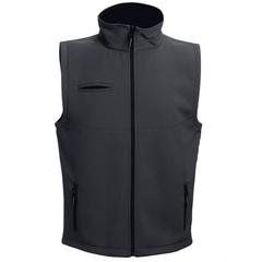 Vue Gilet softshell unisexe - Thc baku de couleur noir| Krokrodeal