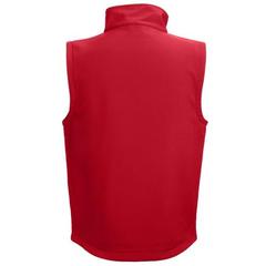 Vue Gilet softshell unisexe - Thc baku de couleur rouge| Krokrodeal