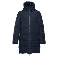 Vue Veste parka unisexe rembourrée - Thc brussels de couleur bleu| Krokrodeal