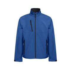 Vue Veste softshell (unisexe) en polyester et élasthanne - Thc eanes de couleur bleu| Krokrodeal