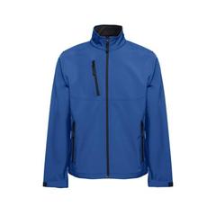 Vue Veste softshell (unisexe) en polyester et élasthanne - Thc eanes de couleur bleu| Krokrodeal