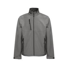 Vue Veste softshell (unisexe) en polyester et élasthanne - Thc eanes de couleur gris| Krokrodeal