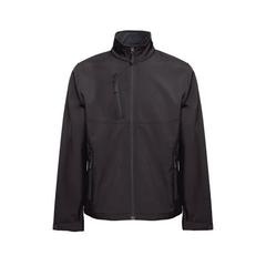 Vue Veste softshell (unisexe) en polyester et élasthanne - Thc eanes de couleur noir| Krokrodeal