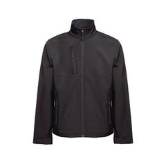 Vue Veste softshell (unisexe) en polyester et élasthanne - Thc eanes de couleur noir| Krokrodeal
