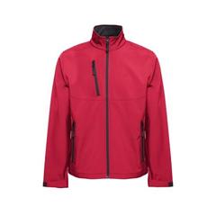 Vue Veste softshell (unisexe) en polyester et élasthanne - Thc eanes de couleur rouge| Krokrodeal