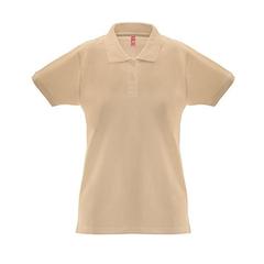 Vue Polo pour femme - Thc monaco women de couleur marron| Krokrodeal
