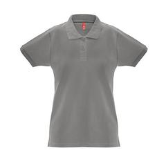 Vue Polo pour femme - Thc monaco women de couleur gris| Krokrodeal
