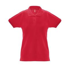 Vue Polo pour femme - Thc monaco women de couleur rouge| Krokrodeal
