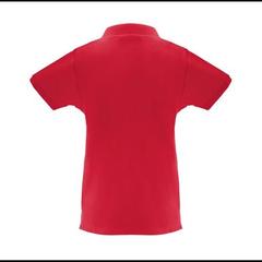 Vue Polo pour femme - Thc monaco women de couleur rouge| Krokrodeal