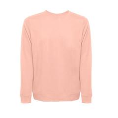 Vue Sweatshirt (unisexe) en éponge italienne sans patte de boutonnage - Thc colombo de couleur rose| Krokrodeal