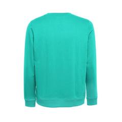 Vue Sweatshirt (unisexe) en éponge italienne sans patte de boutonnage - Thc colombo de couleur vert| Krokrodeal