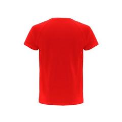 Vue T-shirt technique à manches courtes en polyester - Thc move de couleur rouge| Krokrodeal