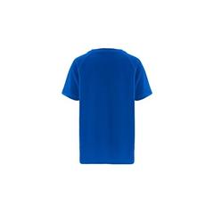 Vue T-shirt technique à manches courtes en polyester pour enfants - Thc move kids de couleur bleu| Krokrodeal