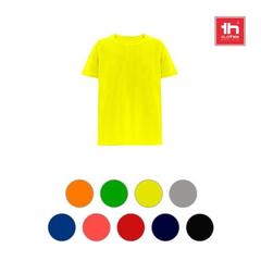 Vue générale T-shirt technique à manches courtes en polyester pour enfants - Thc move kids | Krokrodeal