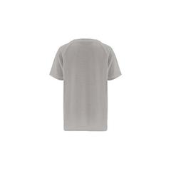 Vue T-shirt technique à manches courtes en polyester pour enfants - Thc move kids de couleur gris| Krokrodeal