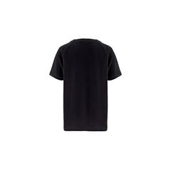 Vue T-shirt technique à manches courtes en polyester pour enfants - Thc move kids de couleur noir| Krokrodeal