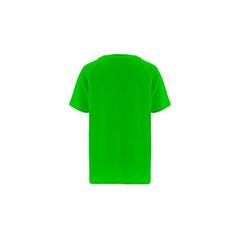 Vue T-shirt technique à manches courtes en polyester pour enfants - Thc move kids de couleur jaune| Krokrodeal