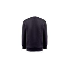 Vue Sweat-shirt pour enfants en coton et polyester recyclés - Thc delta kids de couleur noir| Krokrodeal
