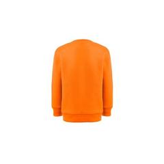 Vue Sweat-shirt pour enfants en coton et polyester recyclés - Thc delta kids de couleur orange| Krokrodeal