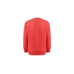 Vue Sweat-shirt pour enfants en coton et polyester recyclés - Thc delta kids de couleur rouge| Krokrodeal
