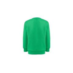 Vue Sweat-shirt pour enfants en coton et polyester recyclés - Thc delta kids de couleur vert| Krokrodeal