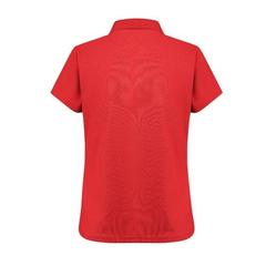 Vue Polo technique pour femme - Thc dynamic women de couleur rouge| Krokrodeal