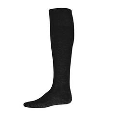 Vue Chaussette de sport mi-mollet - Thc run de couleur noir| Krokrodeal