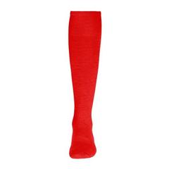 Vue Chaussette de sport mi-mollet - Thc run de couleur rouge| Krokrodeal