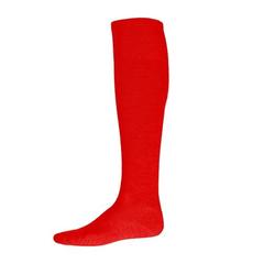 Vue Chaussette de sport mi-mollet - Thc run de couleur rouge| Krokrodeal