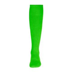 Vue Chaussette de sport mi-mollet - Thc run de couleur jaune| Krokrodeal