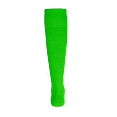 Vue Chaussette de sport mi-mollet - Thc run de couleur jaune| Krokrodeal