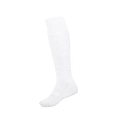 Vue Chaussette de sport mi-mollet pour enfants - Thc run kids wh de couleur blanc| Krokrodeal