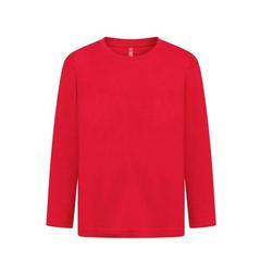 Vue T-shirt à manches longues - Thc bucharest kids de couleur rouge| Krokrodeal